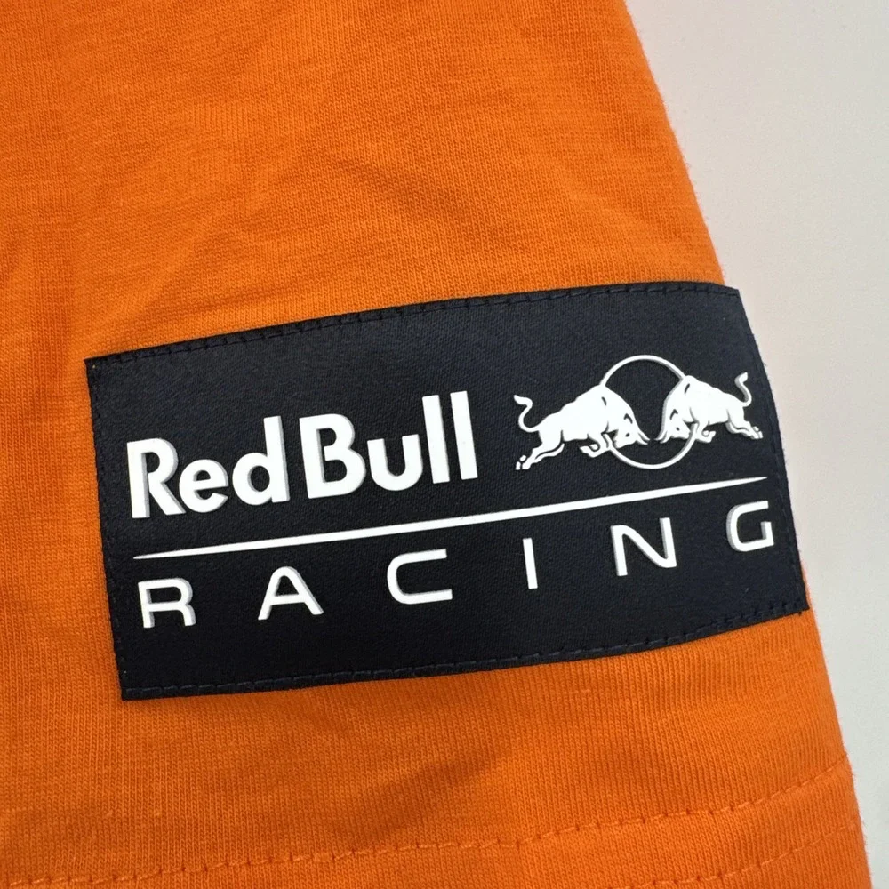 Red Bull Racing F1 Men SE Singapore GP Max Verstappen #1 T-Shirt Orange XXL NEW